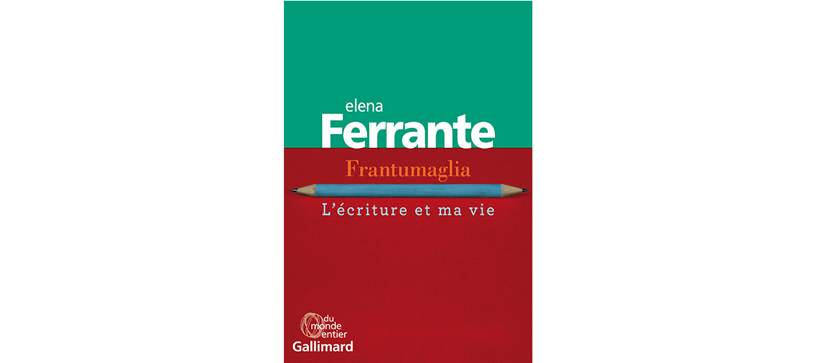 Livre biographique de Elena Ferrante, edition Gallimard