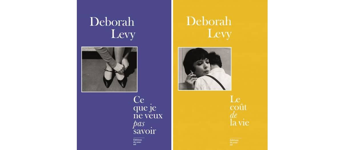 Livre Ce que je ne veux pas savoir et Le coût de la vie de Deborah Levy aux éditions Le sous-sol
