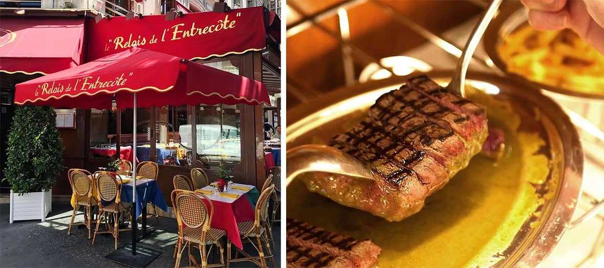 The Relais de l'entrecôte bistrot in Paris