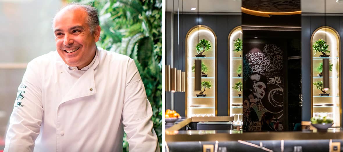 Le chef portugais du restaurant japonais Yakuza Olivier Da Costa