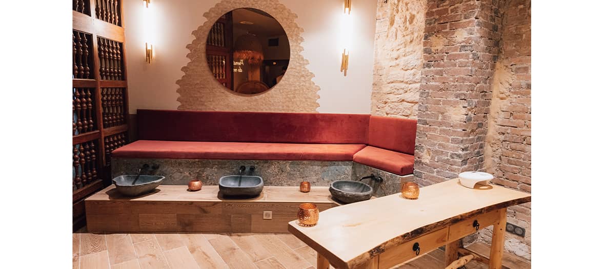 Sauna et Hammam au spa des bains du Marais 