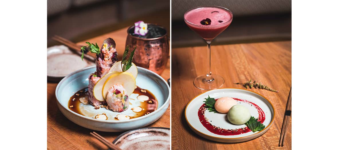 Le menu du restaurant japonais Bloom