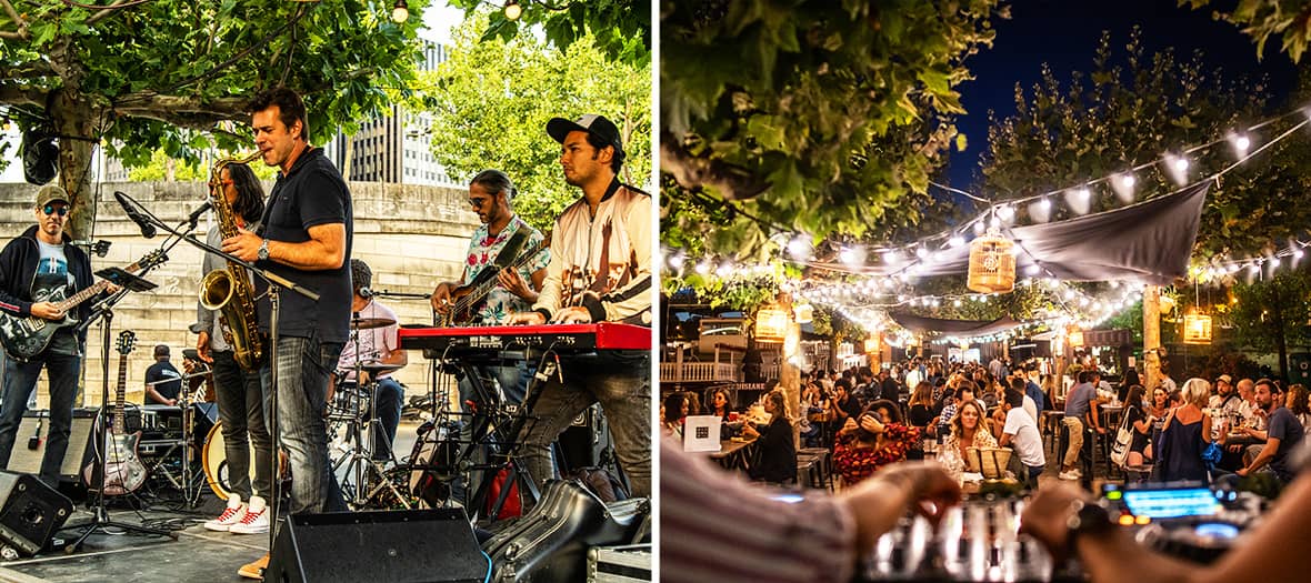 La Démesure sur Seine guinguette in Paris
