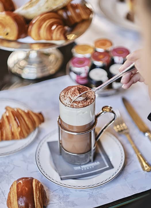 Have a hot chocolate at the Peninsula