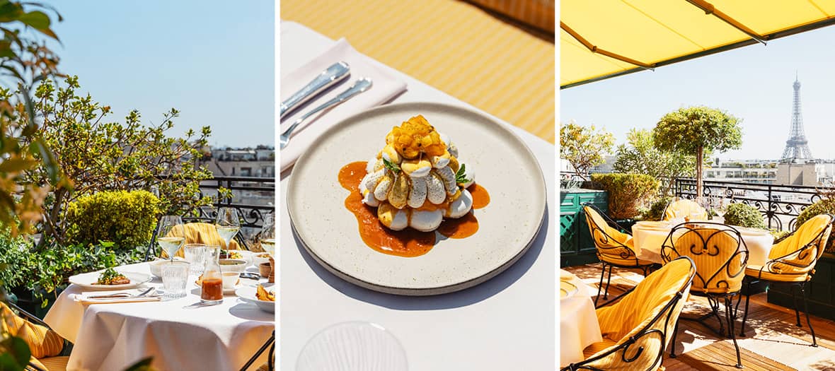 Le rooftop de l'hôtel Raphaël