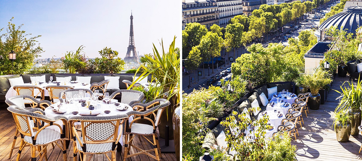 Le rooftop de Mun sur les Champs Elysées