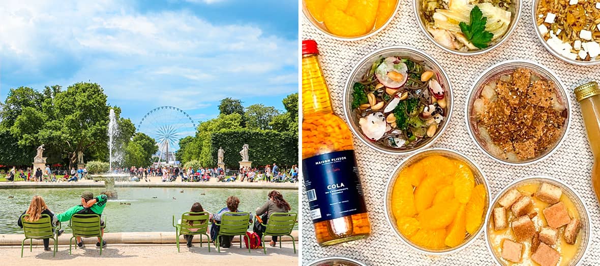 The Tuileries Gardens in Paris