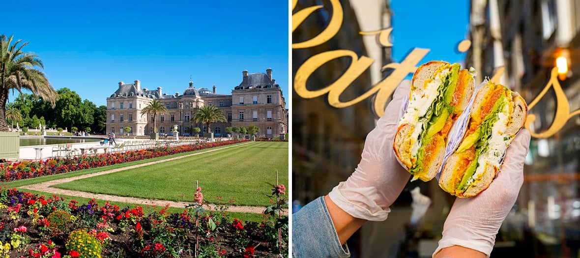 Un bagel au jardin du Luxembourg