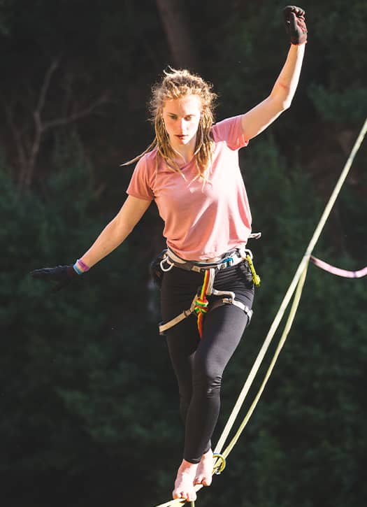 Slacklining in Paris