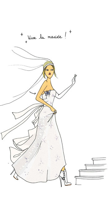 Cette mariée, voile au vent