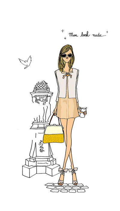 This chic and nude Sandro silhouette