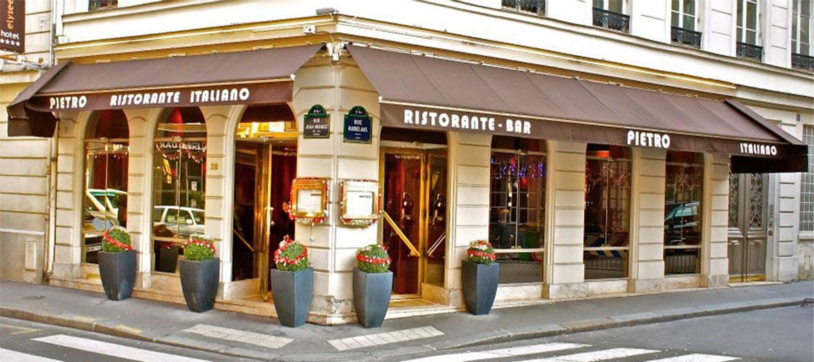 Devanture du restaurant Pietro