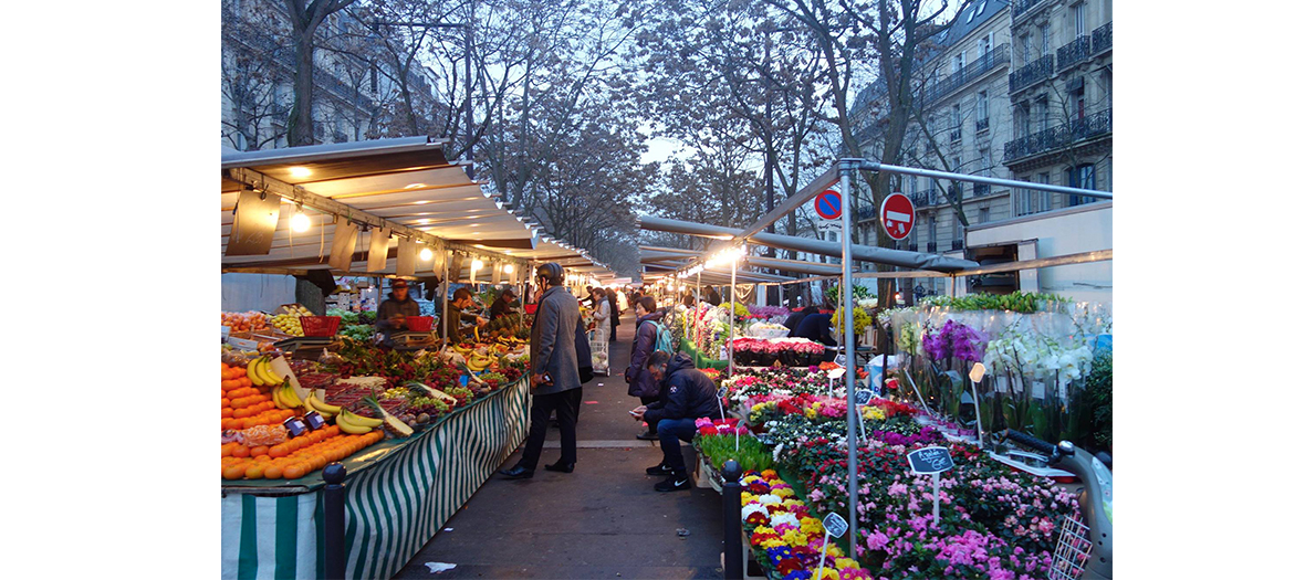 Marché de l'avenue du Président Wilson