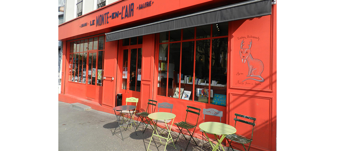 Storefront of the restaurant le Monte-en-l'air