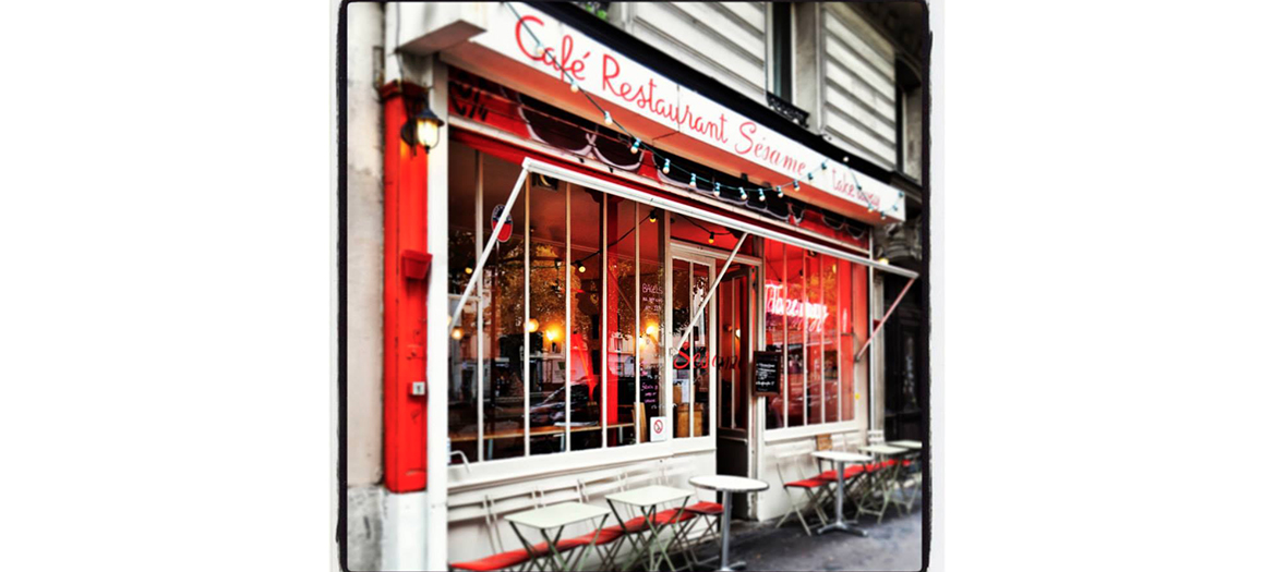 Storefront of the restaurant le Sésame