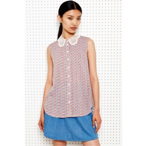 Chemise Urban Outfitters - Corpus - Taille 38, Couleur Mauve Gris - Occasion Très Bon état