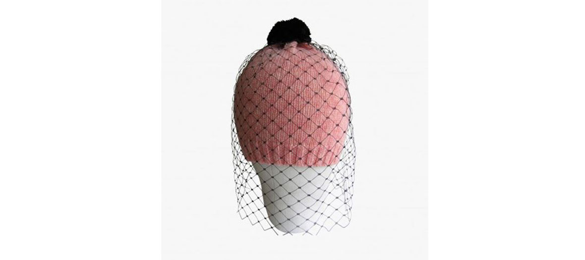 Pink beanie by Bernstock Speirs 