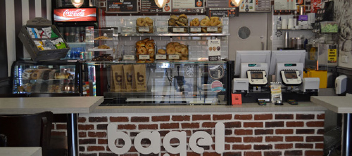 Bagel Corner, food stand 