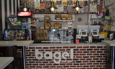 Bagel Corner, food stand 