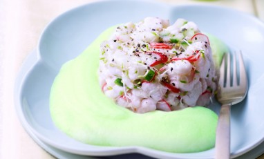 Un Tartare De Bar Au Wasabi