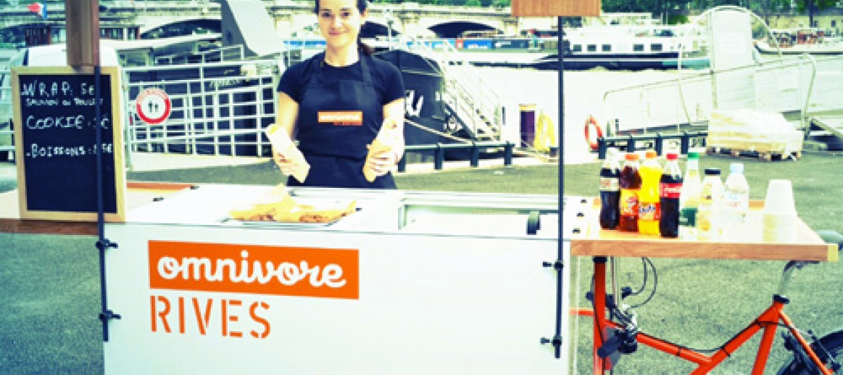 Un Triporteur De Street Food Affolant