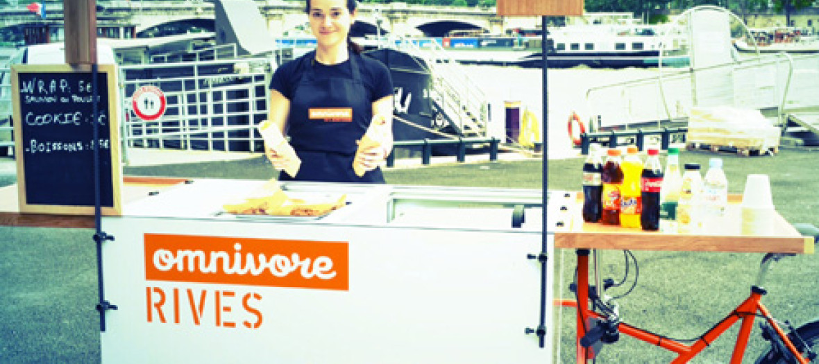 Un Triporteur De Street Food Affolant