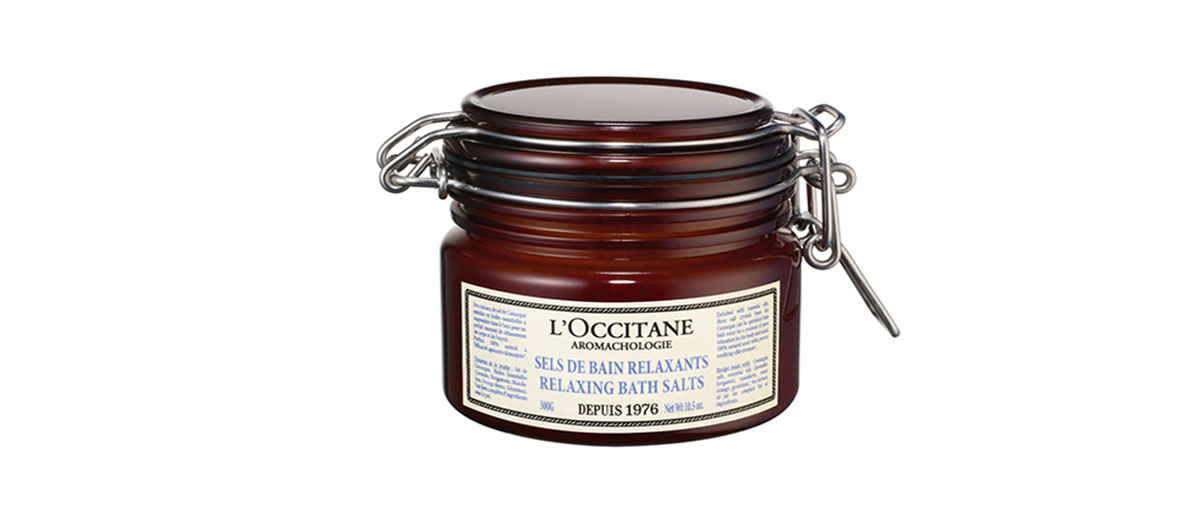 Relaxing bath salts l'Occitane