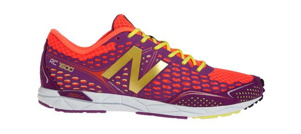 Pair of flashy New Balance sneakers