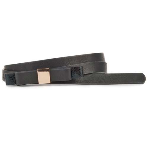 Ceinture Style Bling-bling à Strass - 105 Cm - Rouge Ou Léopard - Imitation Cuir - Accessoire Tendance Femme