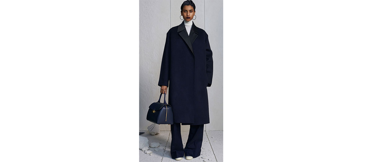 Oversize cashmere coat by Céline