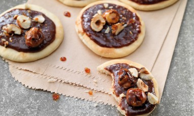 Pizzettes Chocolat Et Noisettes Caramelisees