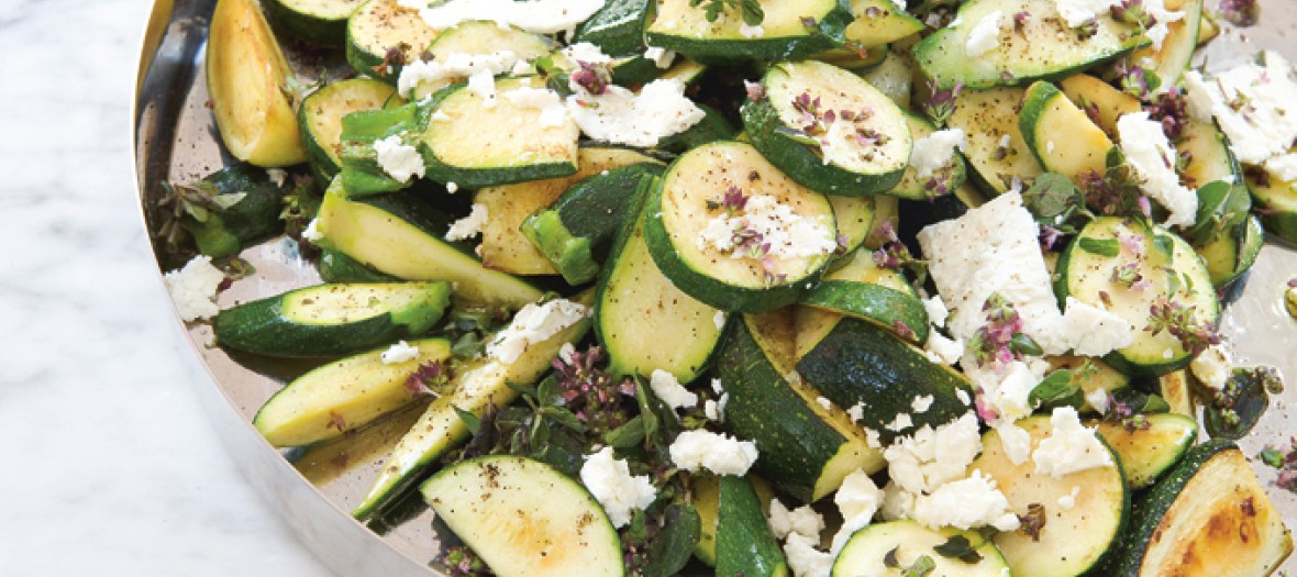 Courgettes Aux Amandes Fraiches