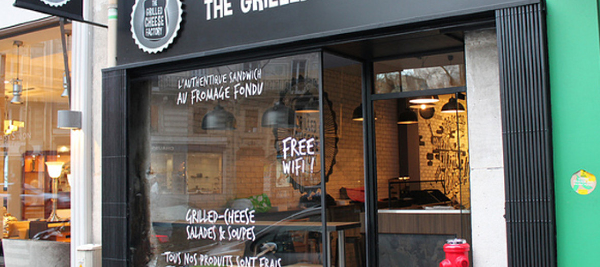 Outdoor the grilled cheese factory