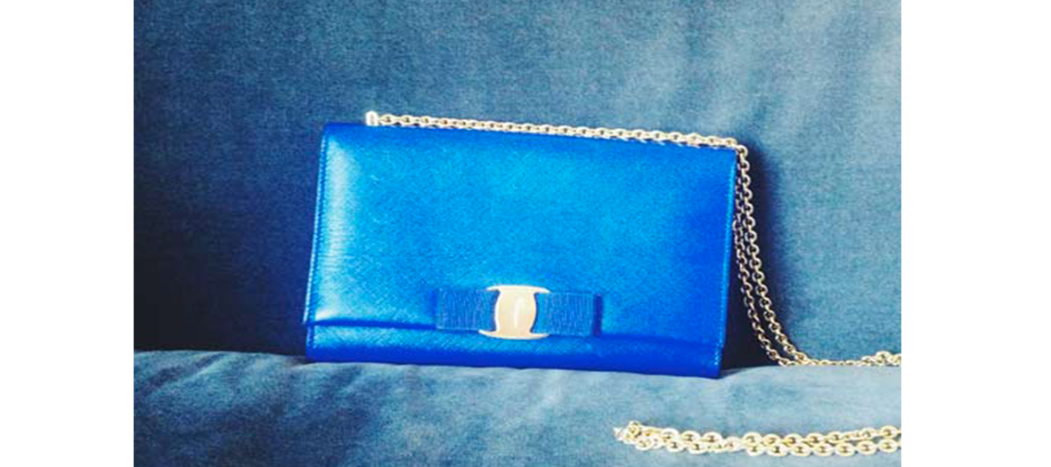 Ferragamo blue bag