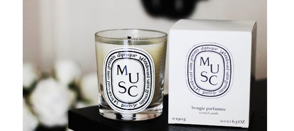 Musk candles by Diptyque