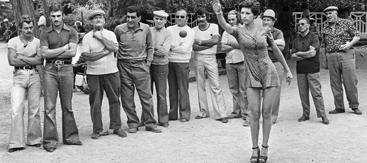 femme petanque vintage