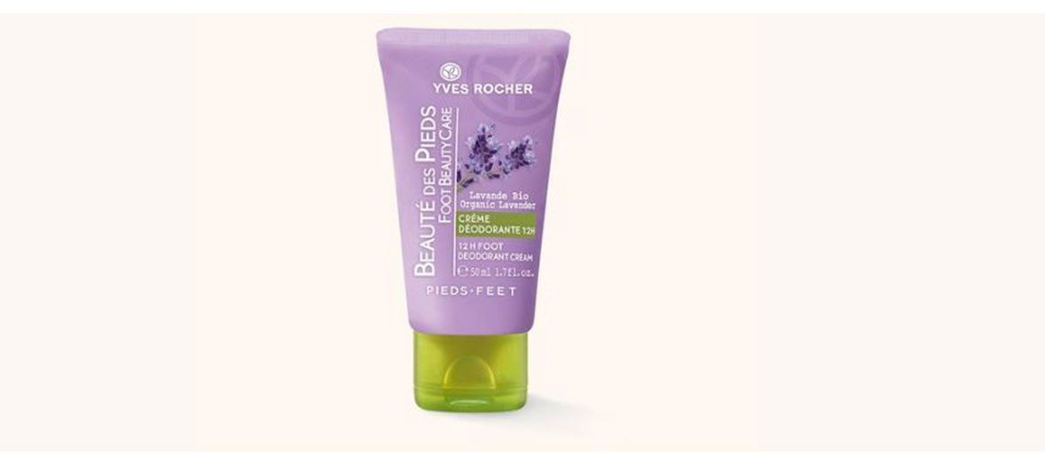 Deodorizing cream for feet by Yves Rocher