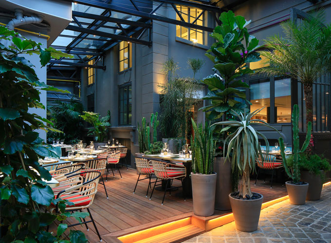 terrasse du restaurant