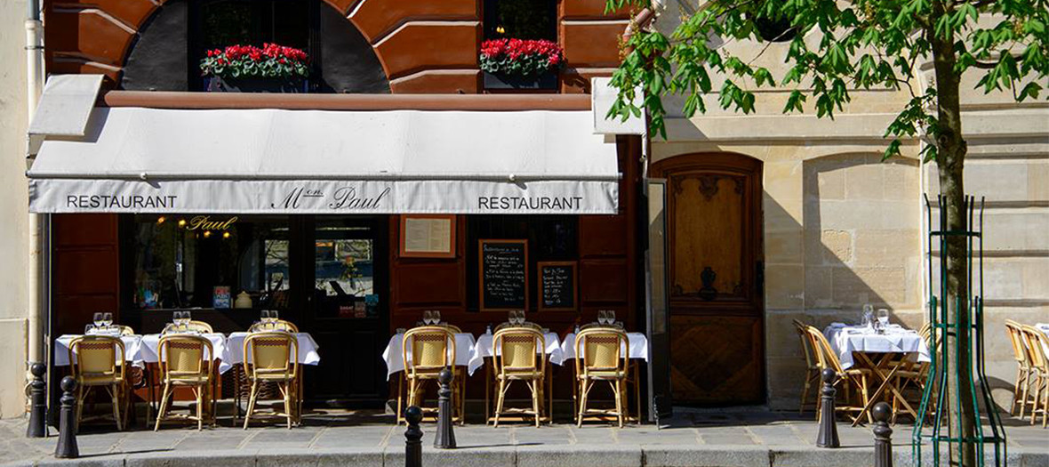 Monsieur paul terrace place dauphine