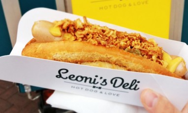 Hot dog Leoni's dans son emballage