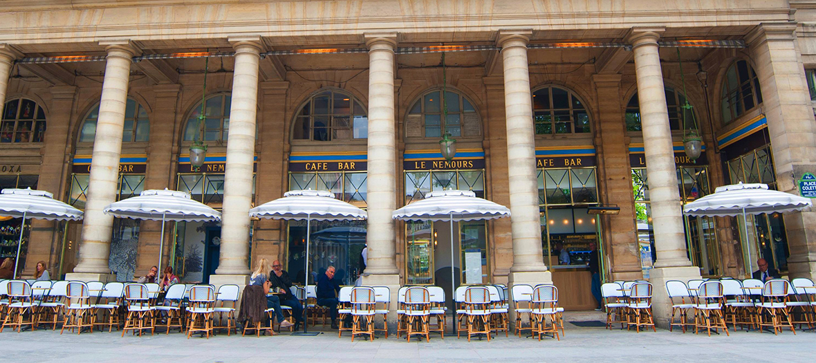 Terrace of the restaurant le Nemours