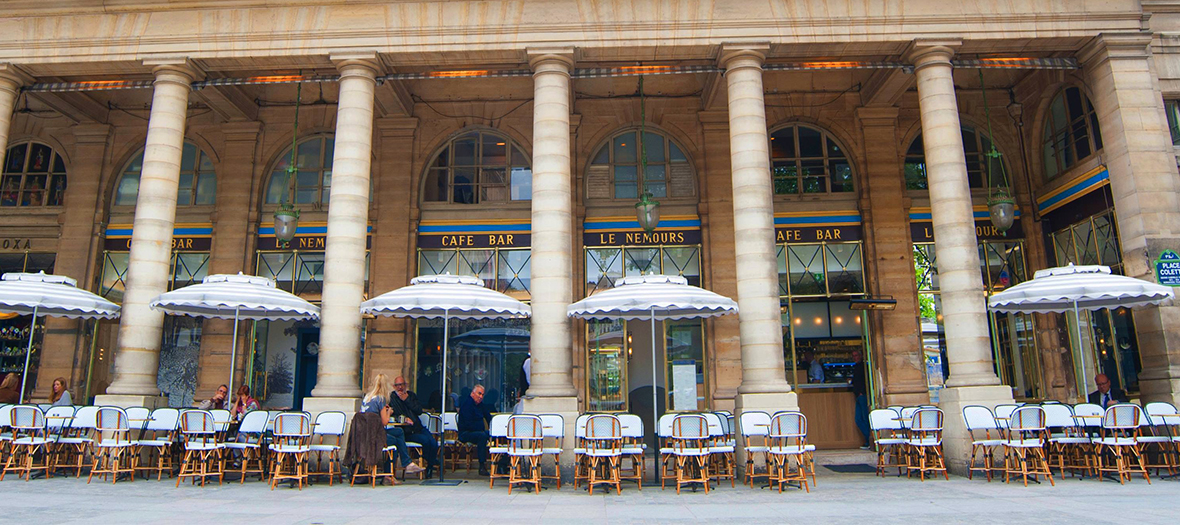 Terrasse du restaurant le Nemours