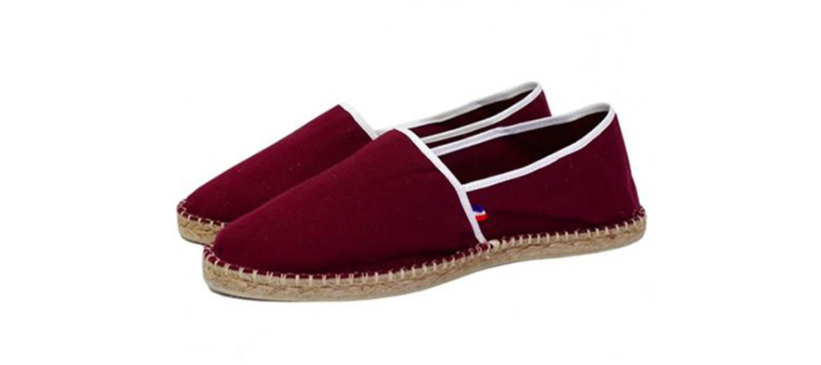 Espadrilles bordeaux Barré Paris