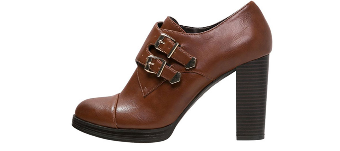 Richelieu brown shoes by Anne Fielden 