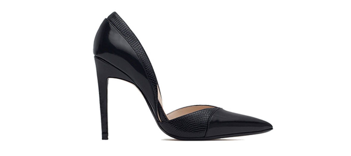 Black high heels Zara