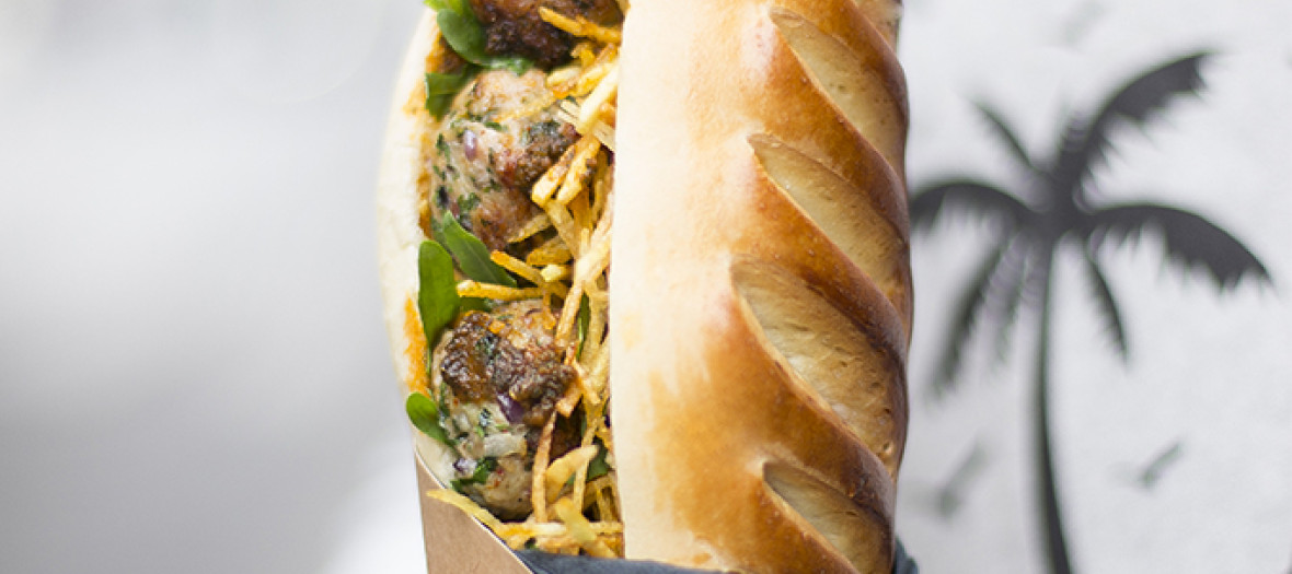 The Meatball Sandwich from café des Abattoirs