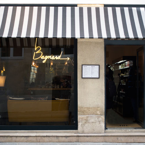 Facade of the Bagnard restaurant