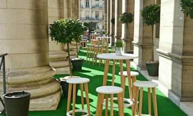 Un Jardin Terrasse Ephemere A La Bourse