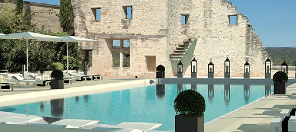 Vieux castillon piscine