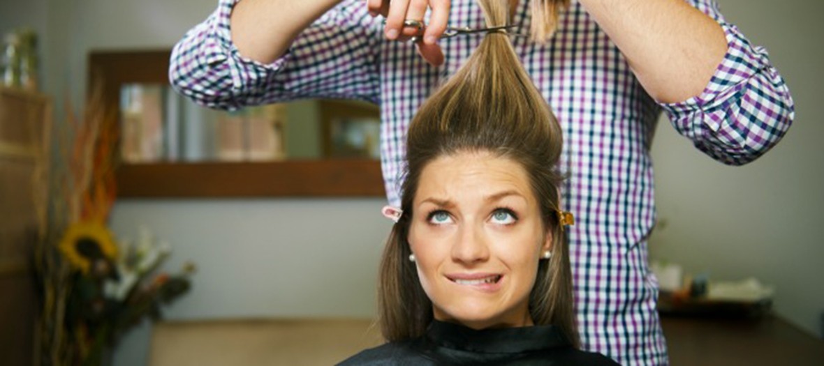 Séance coiffure